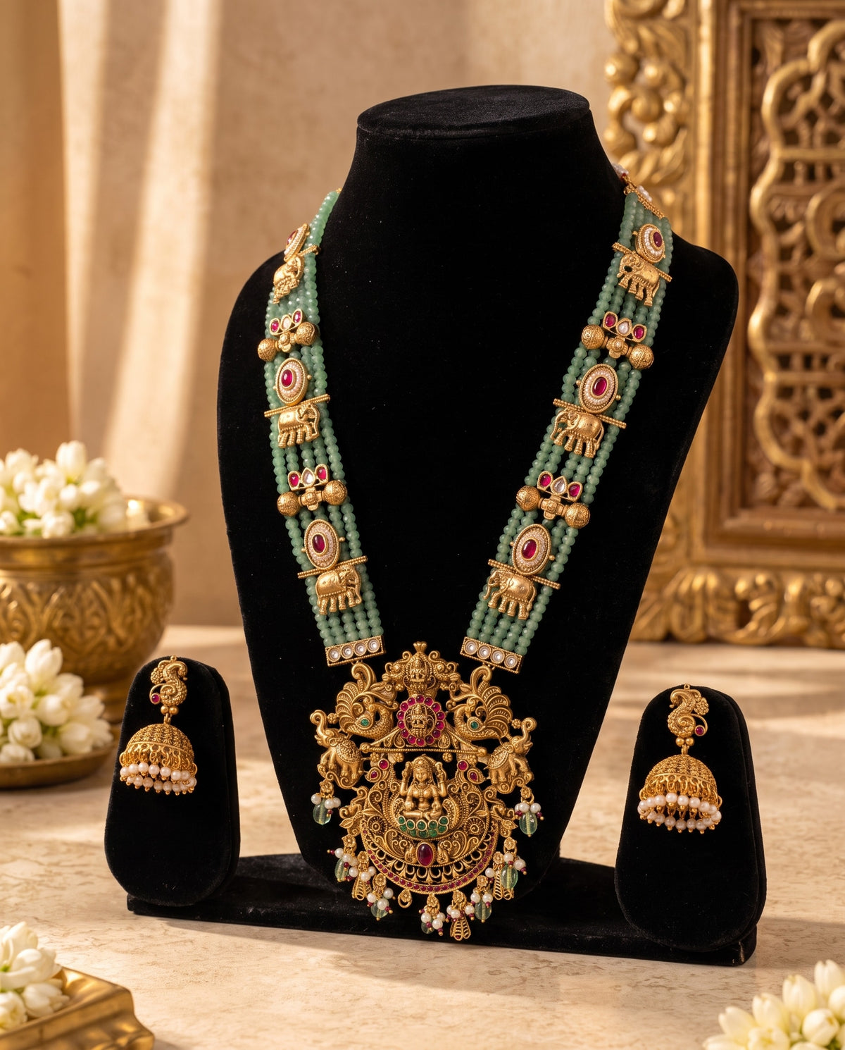 Grand Temple Lakshmi Long Haar