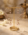 Light Pink Floral Ear Cuffs