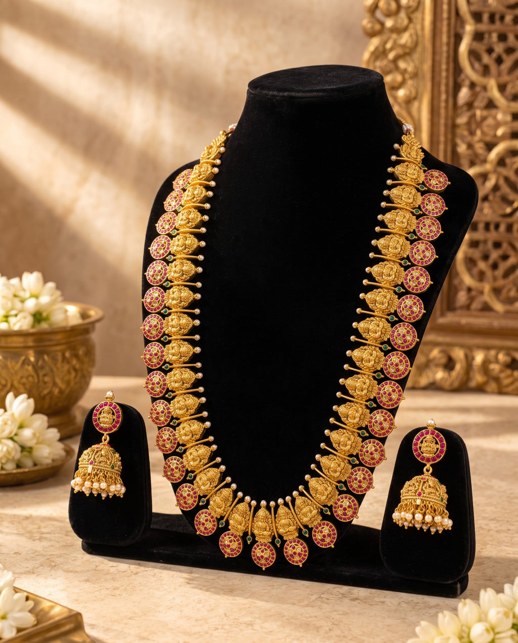 Long Lakshmi Kasu Haram Set